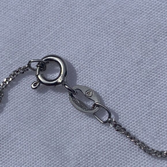 Sterling Silver Women's Necklace With Yellow CZ Pendant, 18" Cable Chain - Picture 15 of 16